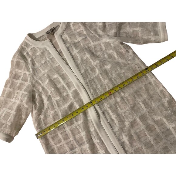 Maya Brooke White Lace Cardigan Shrug Duster 18W Womens - Picture 5 of 8